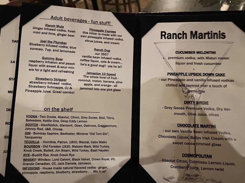 Ranch Steakhouse Menu image 2