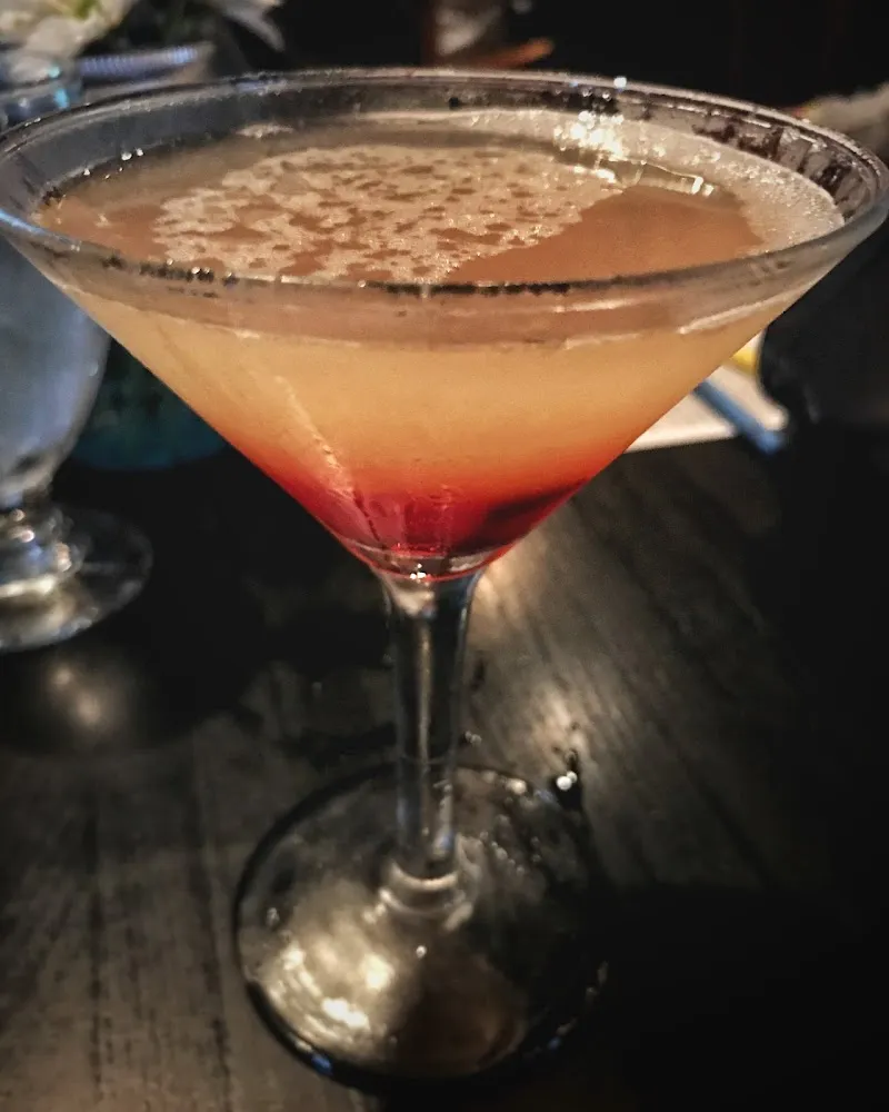 Upside Down Pineapple Cake Martini